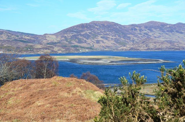 Glas Eilean and Ardintoul Bay