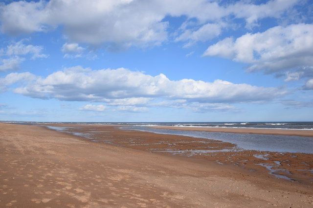 Empty beach at Balmedie