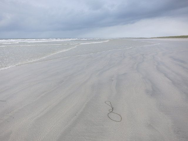Beach by South Uist missile range