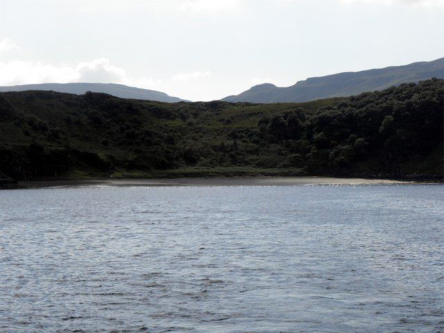 Camas Ban from the sea