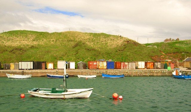 The harbour of Port Errol, Cruden Bay