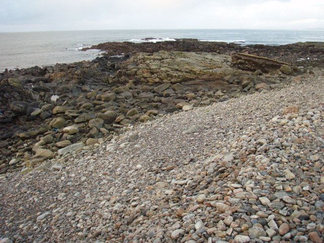 Rocky coast off Fionnghlas an Àird