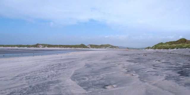 On the beach at Slugan