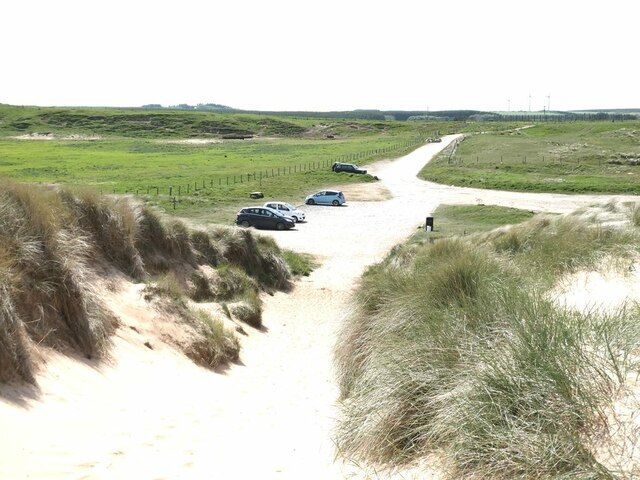 Car park at Scotstown Beach