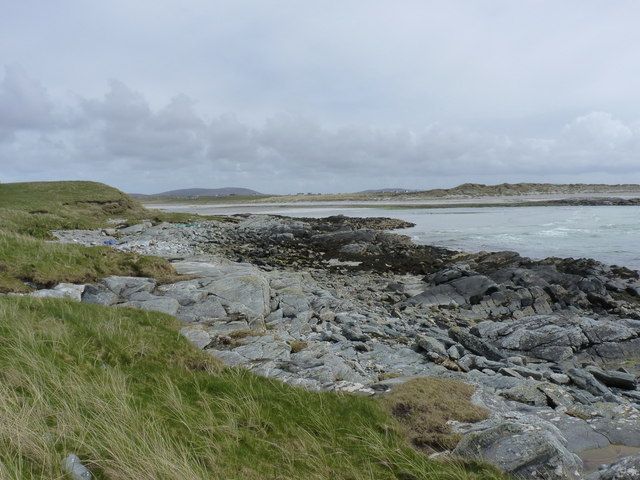 Shoreline rocks near the mouth of Loch Phaibeil