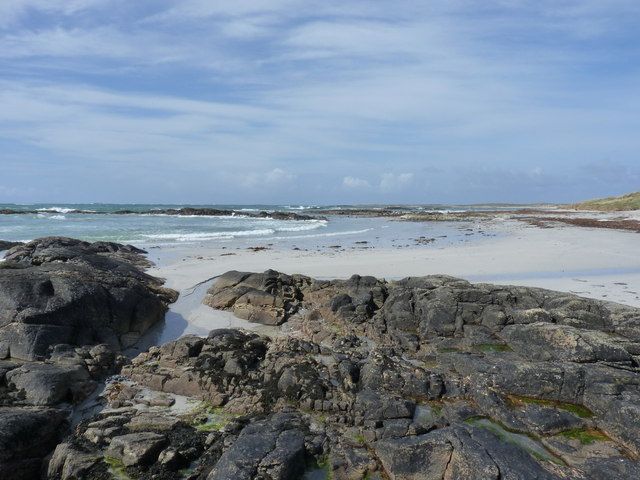 Tràigh Iar - the beach to the west of Balranald reserve