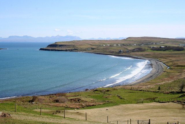 Beach to the east of Glashvin