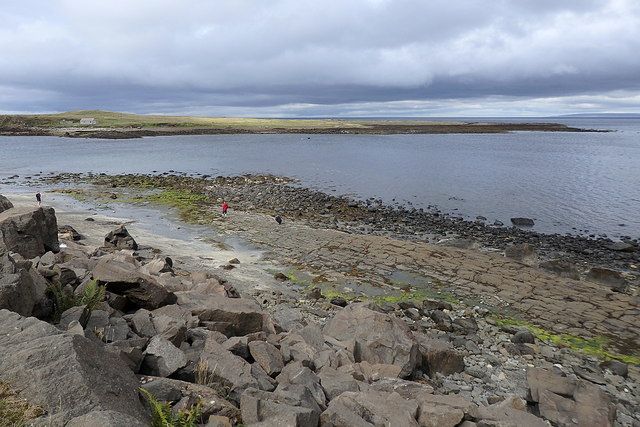 An Corran beach and Staffin Island