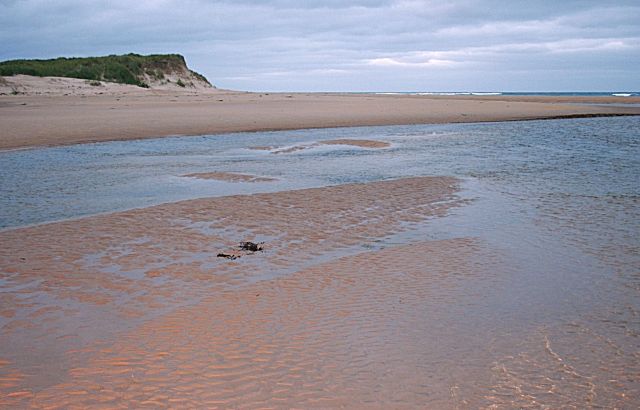 Beach south of St Combs