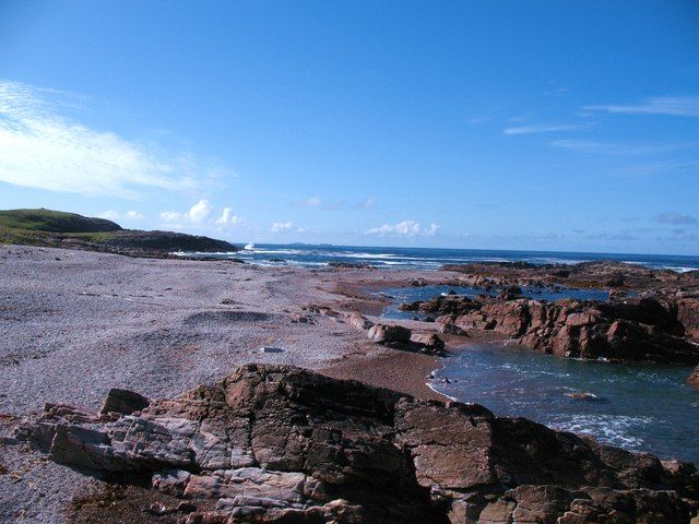 Storm beach, north coast of North Uist