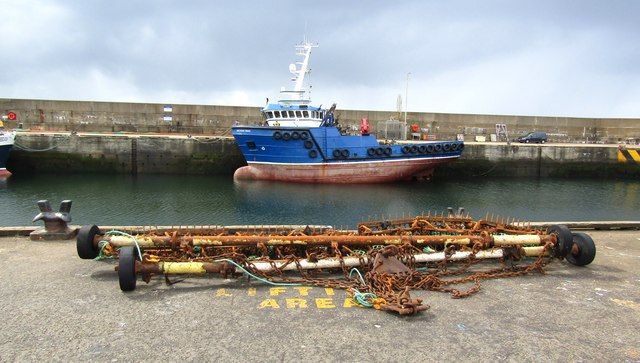 The Adventure at rest at Macduff Harbour