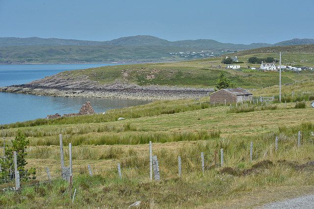 Fields overlooking Port Henderson bay