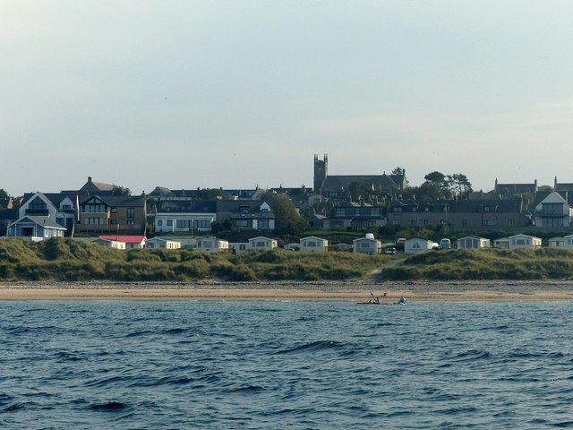 Hopeman seen from the sea