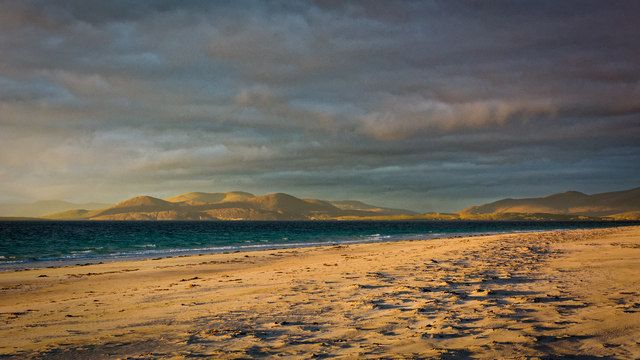 Late summer evening on Berneray North Beach