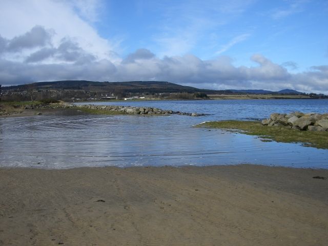 Beach track - flooding rapidly