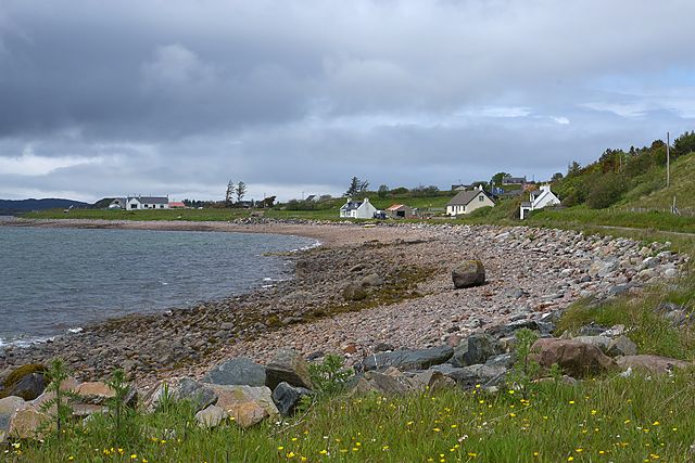 Sea shore near Ormiscaig