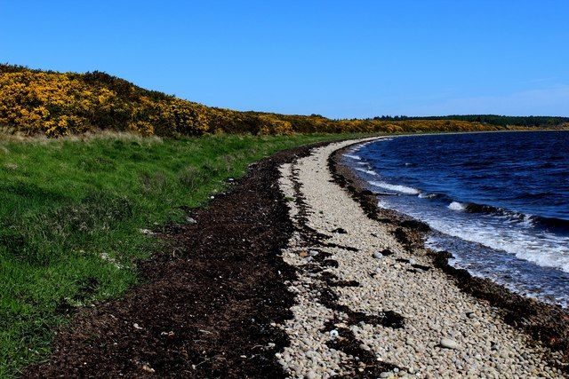 High Tide on the Shoreline of Cuthill Links