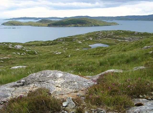 View to the sea from near Carragraich
