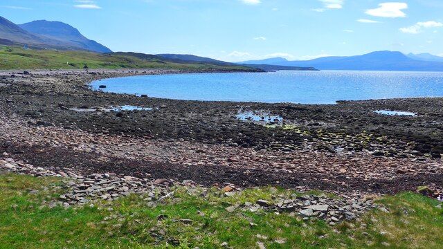 Rocky shore at Badenscallie
