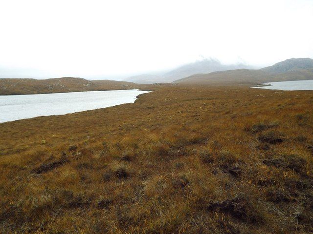 South shore of lochan in Inverpolly Forest