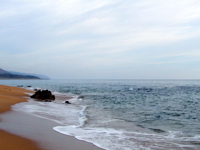 Beach at Lothbeg, looking North