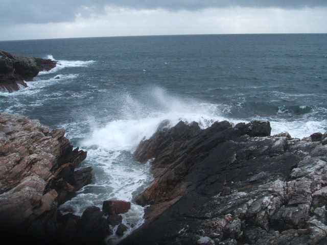 Rocky shore near Port Mholair, Lewis