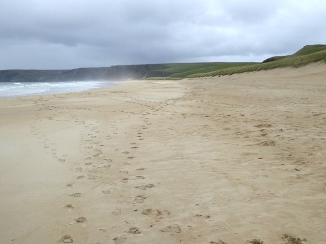 Footprints on Tràigh Mhòr