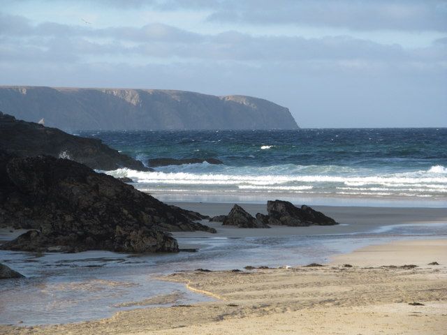 North end of Tolsta Beach, evening
