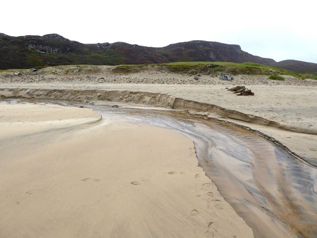 Behind the beach , Traigh Ghearadha, Tolsta