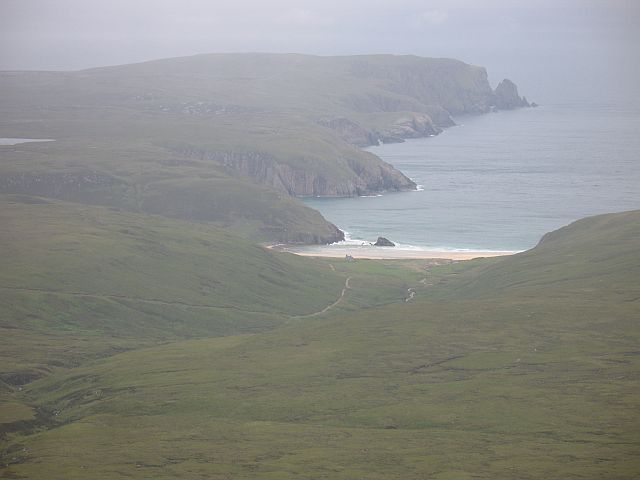 Kearvaig and Cape Wrath from Sgribhis-bheinn