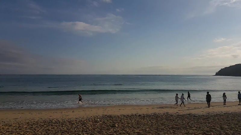 Noosa Main Beach in the sunset