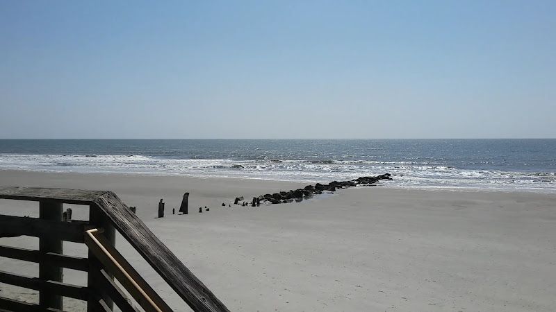 Building the aisle @ Folly Beach, South Carolina