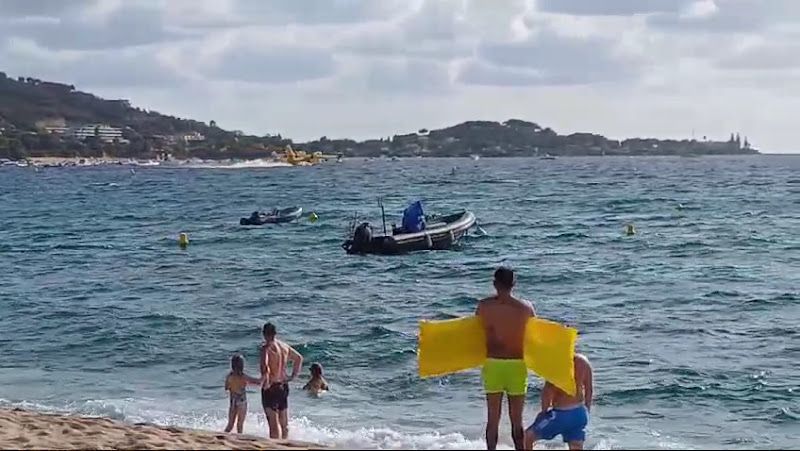 Arrivée à la plage