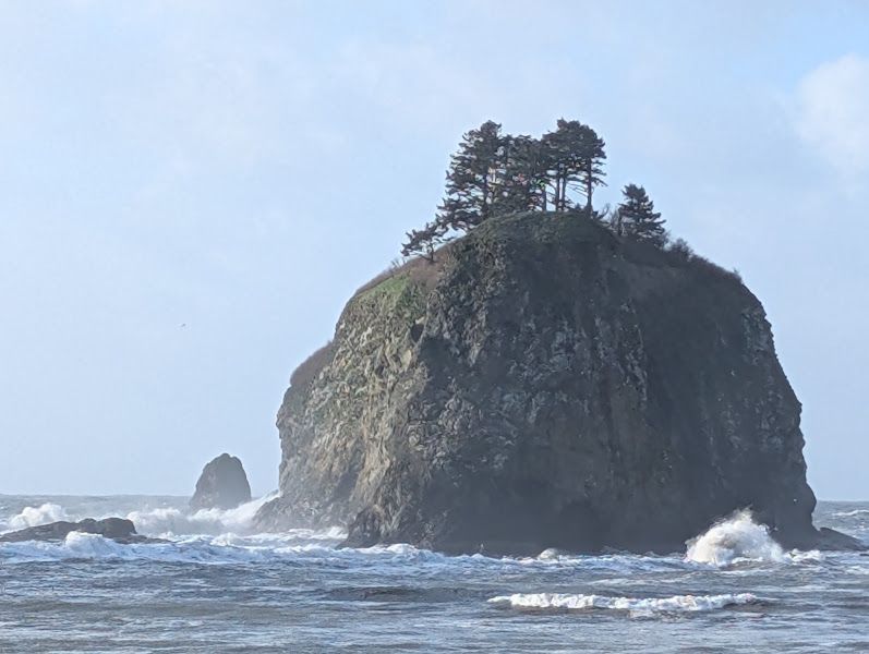 view from the beach