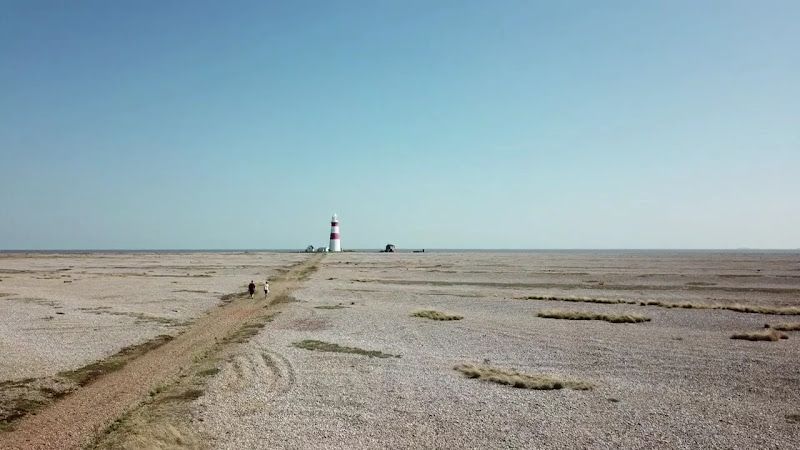 Kings Marsh at Orford Ness with Cobra Mist building