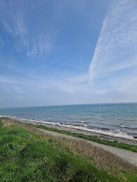 Farm house and outbuildings above Templetown Beach