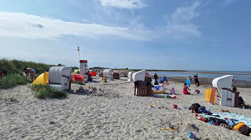 Fehmarn Sound Beach at sunset