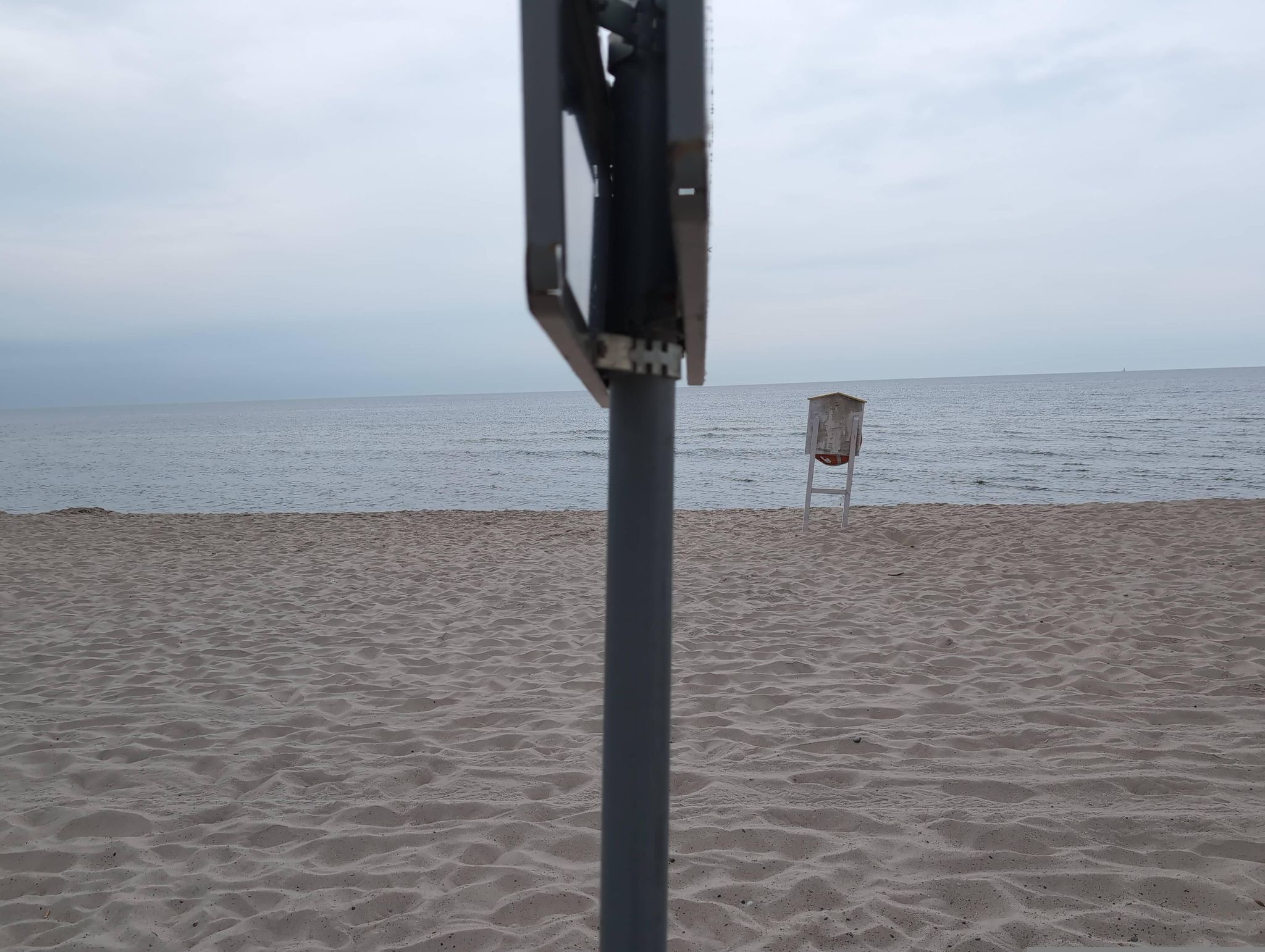 Plaża Strzeżona w wakacje