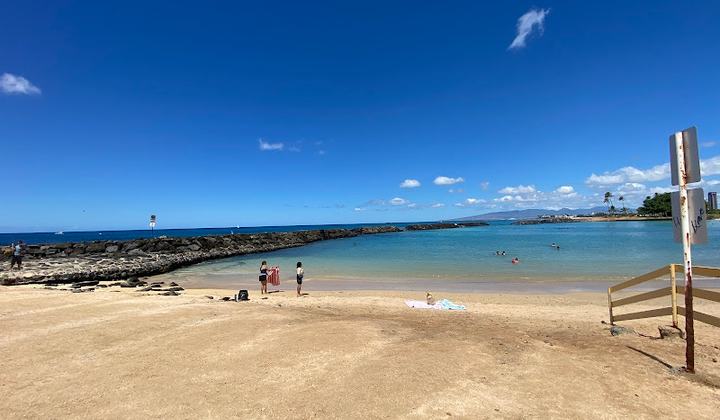 Magic Island lagoon