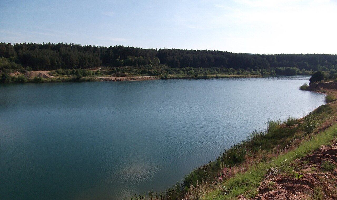 Baggerweiher zwischen Bechhofen und Gauchsdorf