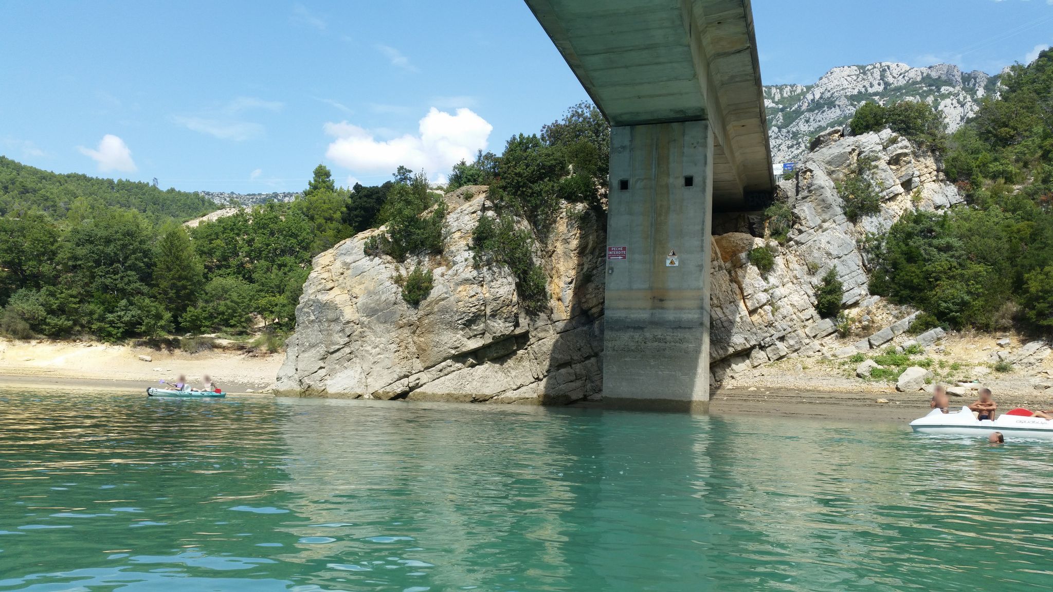 Beach Moustiers-Sainte-Marie