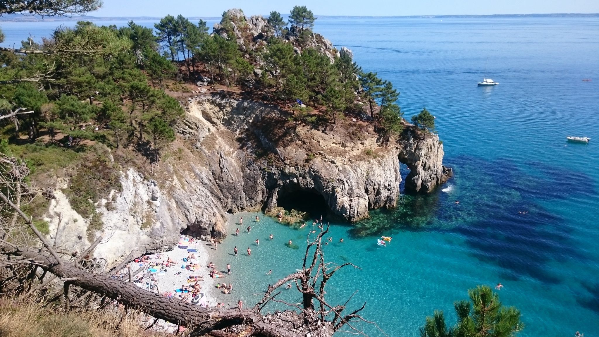 plage de l'île Vierge