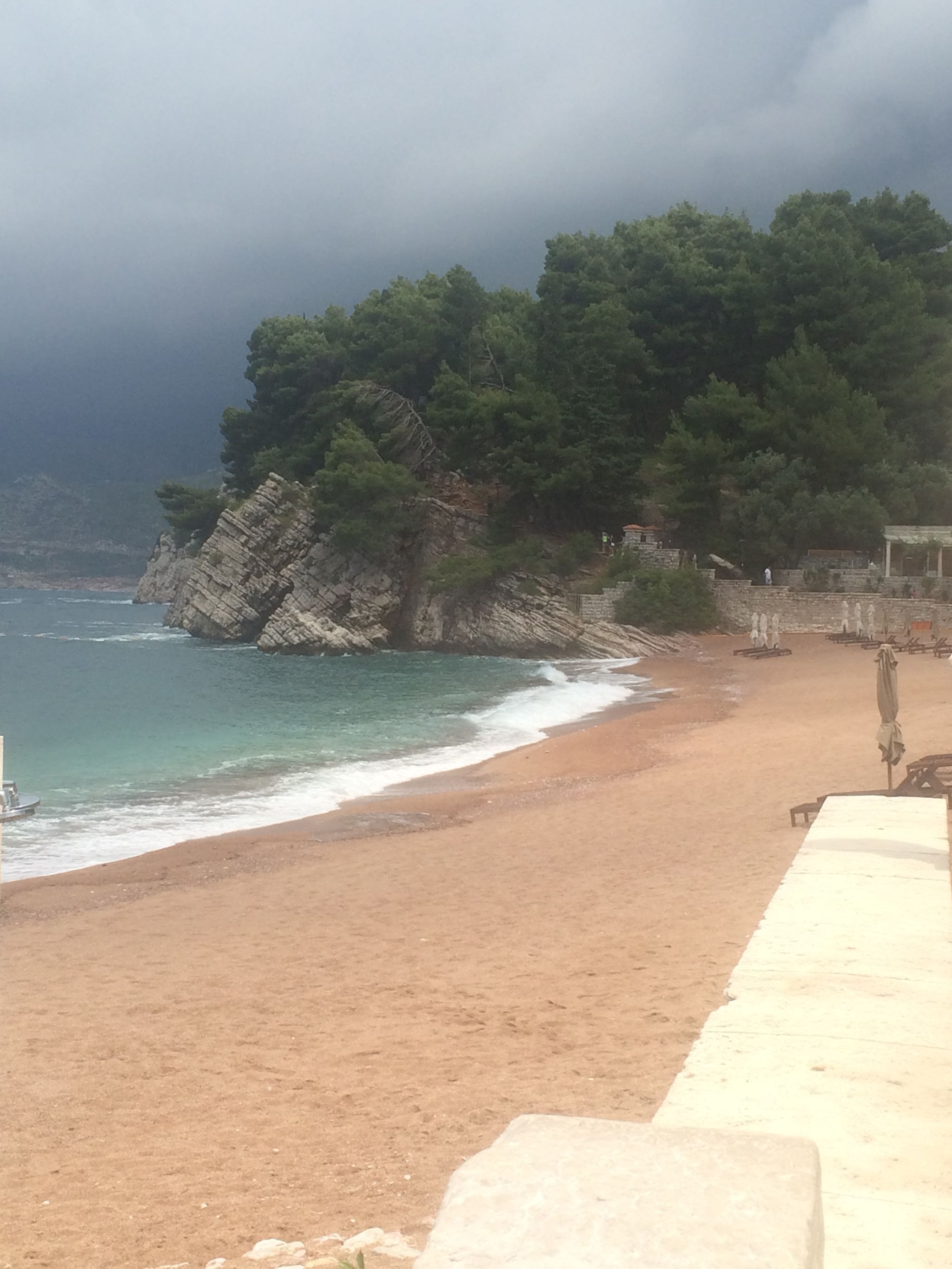 Sveti Stefan private beach